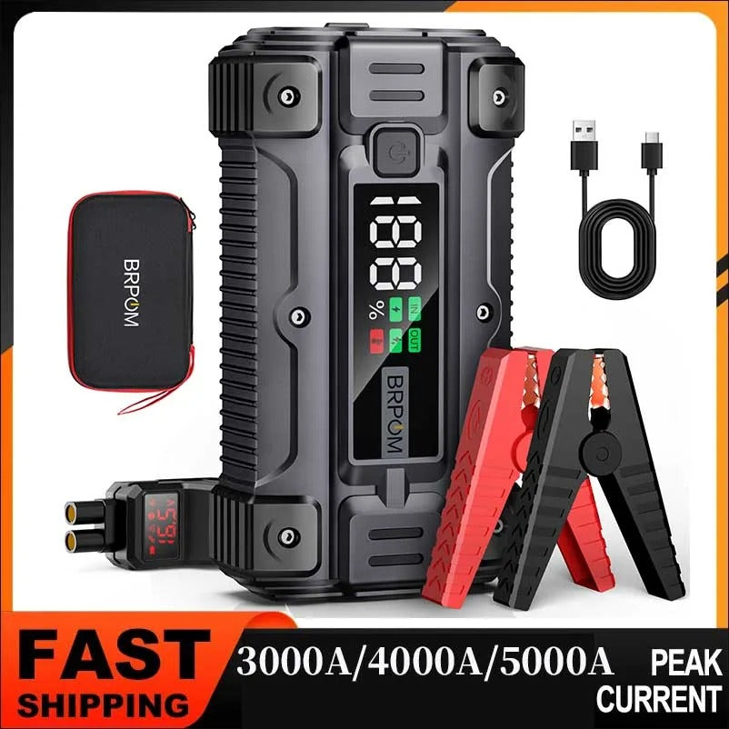 Portable Jump Starter and Emergency Power Bank