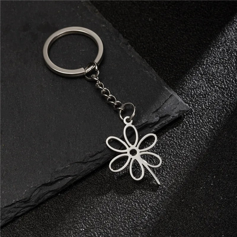 Flower/Leaf Keychain