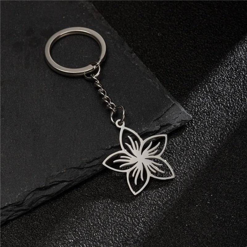 Flower/Leaf Keychain