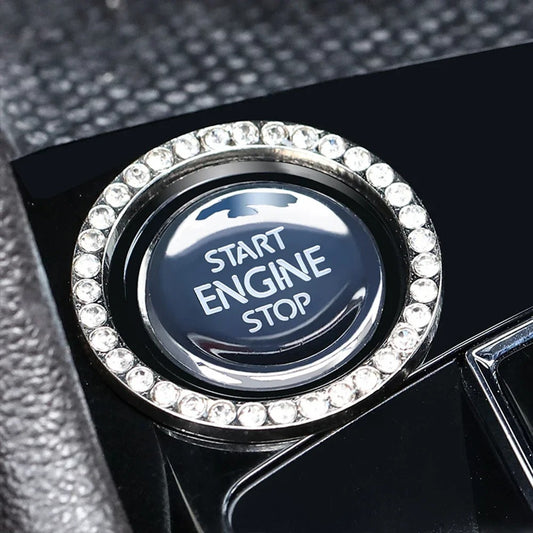 Engine Start Button Crystal Decoration