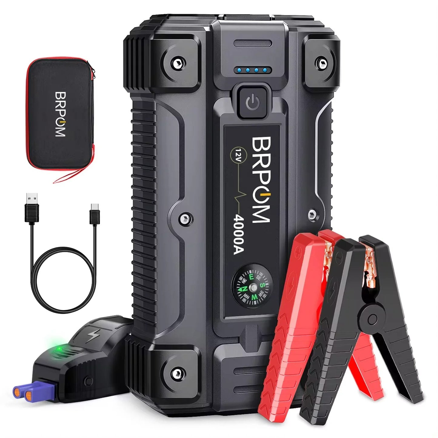 Portable Jump Starter and Emergency Power Bank