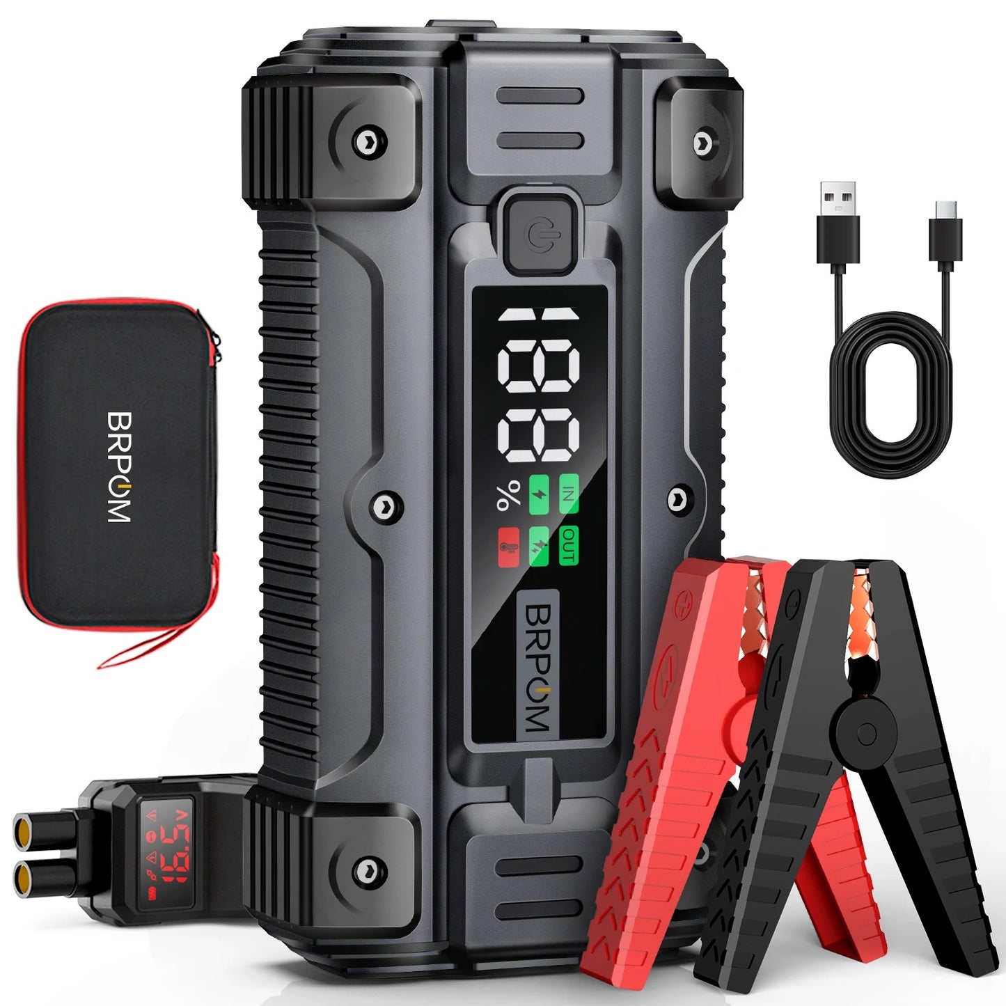 Portable Jump Starter and Emergency Power Bank