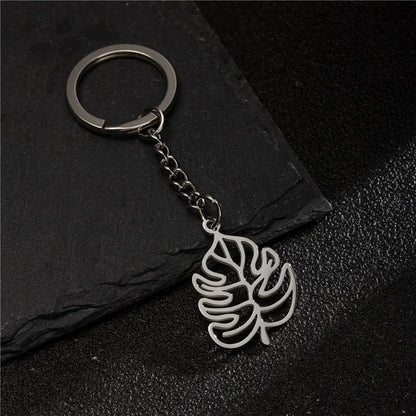 Flower/Leaf Keychain