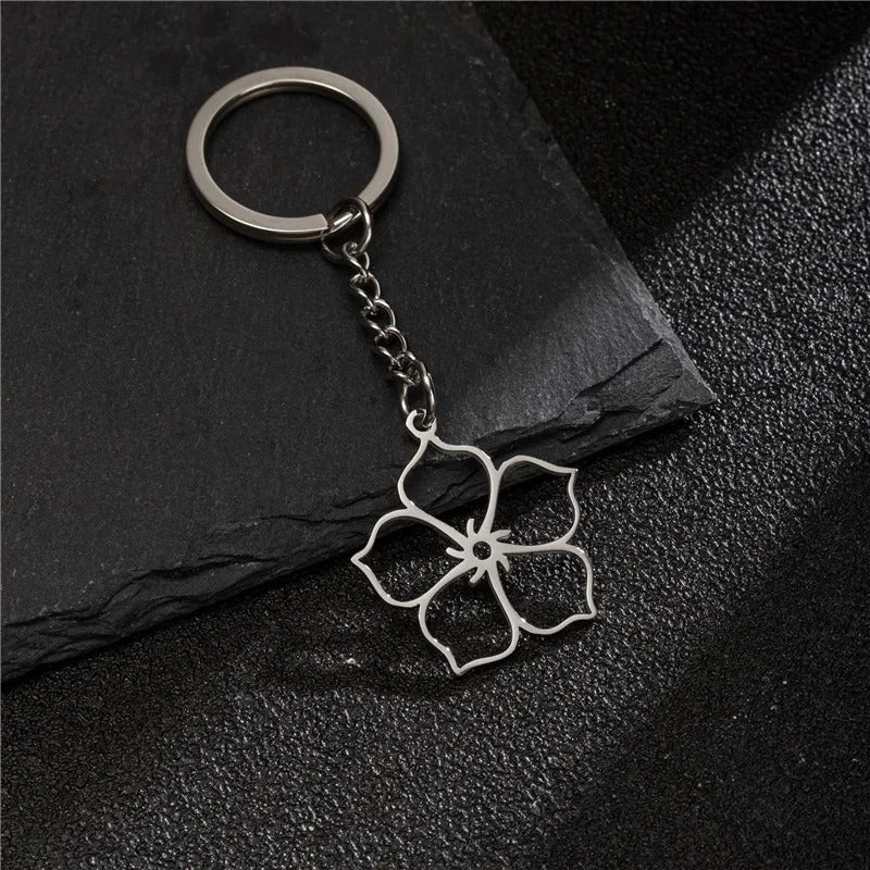 Flower/Leaf Keychain