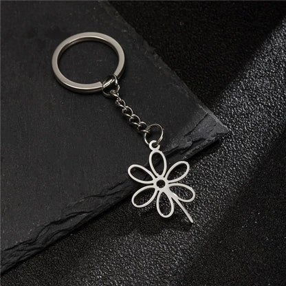 Flower/Leaf Keychain