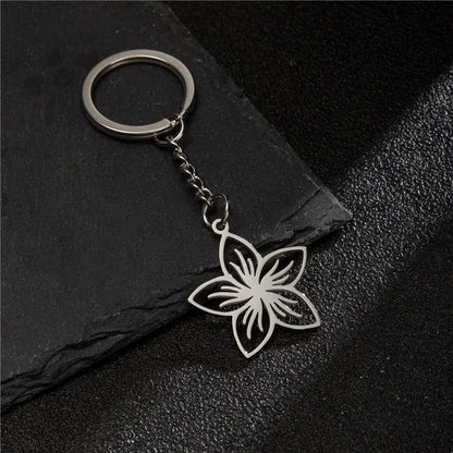 Flower/Leaf Keychain