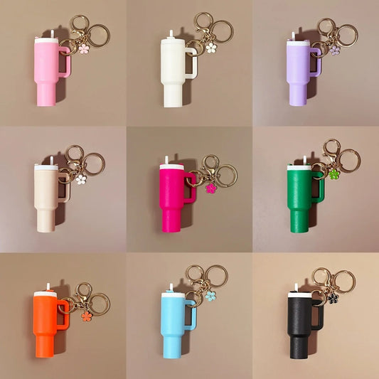 Stanley Cup Keychain/Lip Balm Holder