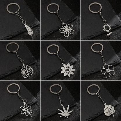 Flower/Leaf Keychain