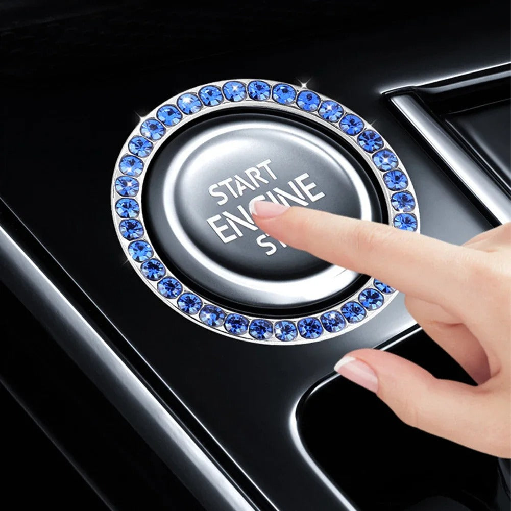 Engine Start Button Crystal Decoration