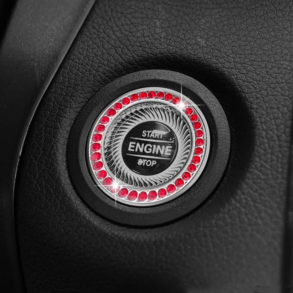 Engine Start Button Crystal Decoration