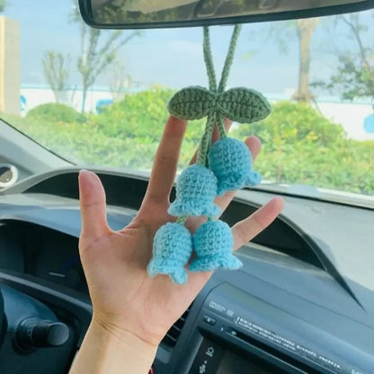 Crochet Lily Mirror Ornament