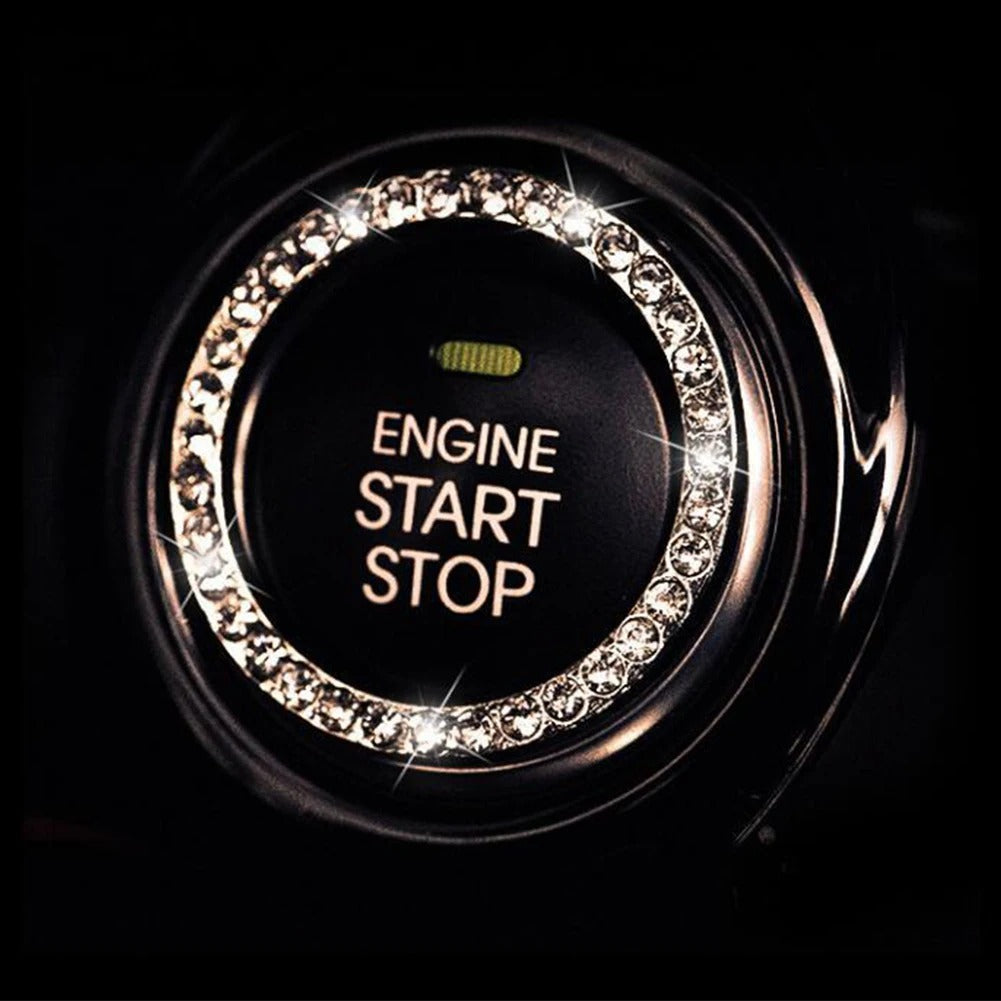 Engine Start Button Crystal Decoration