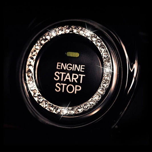 Engine Start Button Crystal Decoration