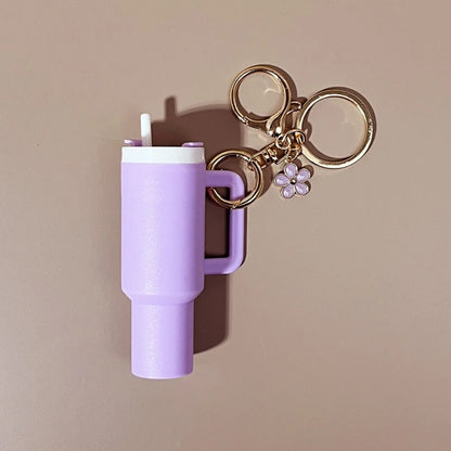 Stanley Cup Keychain/Lip Balm Holder